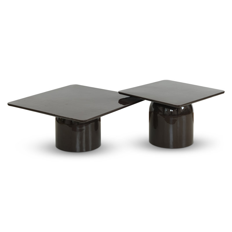 Alessia Coffee Table - Set of 2, Brown