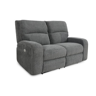 Polla 63" Square Arm Power Reclining Loveseat