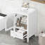 Meuble-lavabo de 20 po avec lavabo, armoire de salle de bain avec porte en verre à fermeture douce, tiroir-1043046652