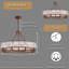 Lustre en roue de chariot à 8 lumières à intensité variable, luminaire suspendu en cristal brun K9 à double fixation (encastré / suspendu) pour salle à manger, salon