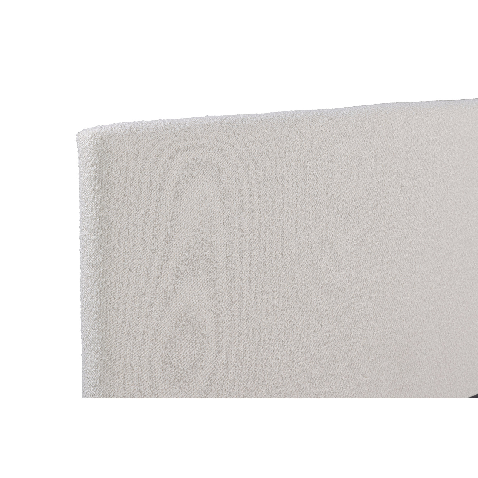 Nordic Upholstered Bed, Ivory Boucle, Queen