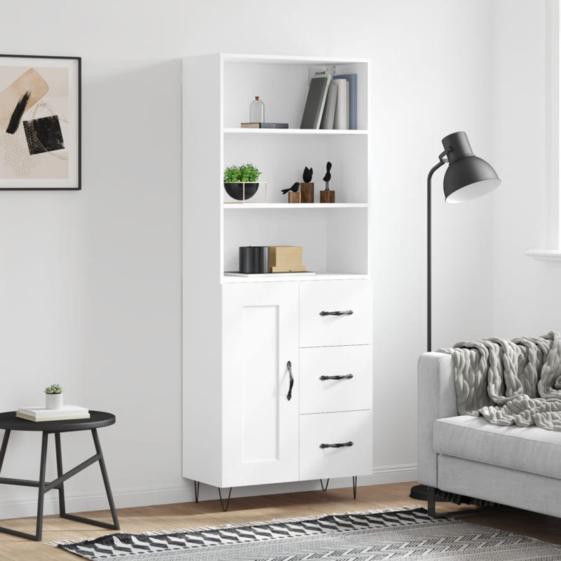 Copey 69.5cm Wide 3 Drawer, White
