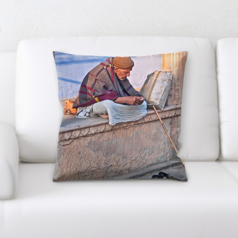 Coussin vieux man