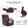 Dual Motor Lift Chair- Heated Massage Electric Recliner with Memory Point Setting