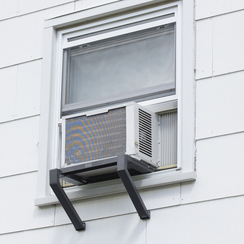 BDWT6 Series BLACK DECKER BAB-2438 Window Air Conditioner Support Bracket, 7.1 x 25.8 x 16.7 inches, Grey