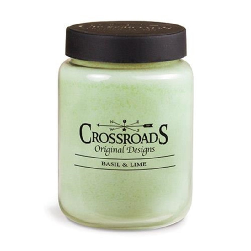 Basil And Lime Scented Jar Candle