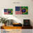 Cracked USA Brazil Flag-492497250