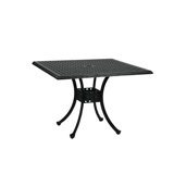 Double Lattice Cast Aluminum Bistro Table