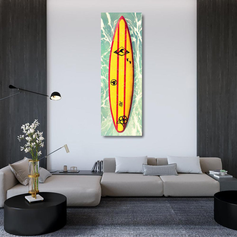 Yellow Surf Board