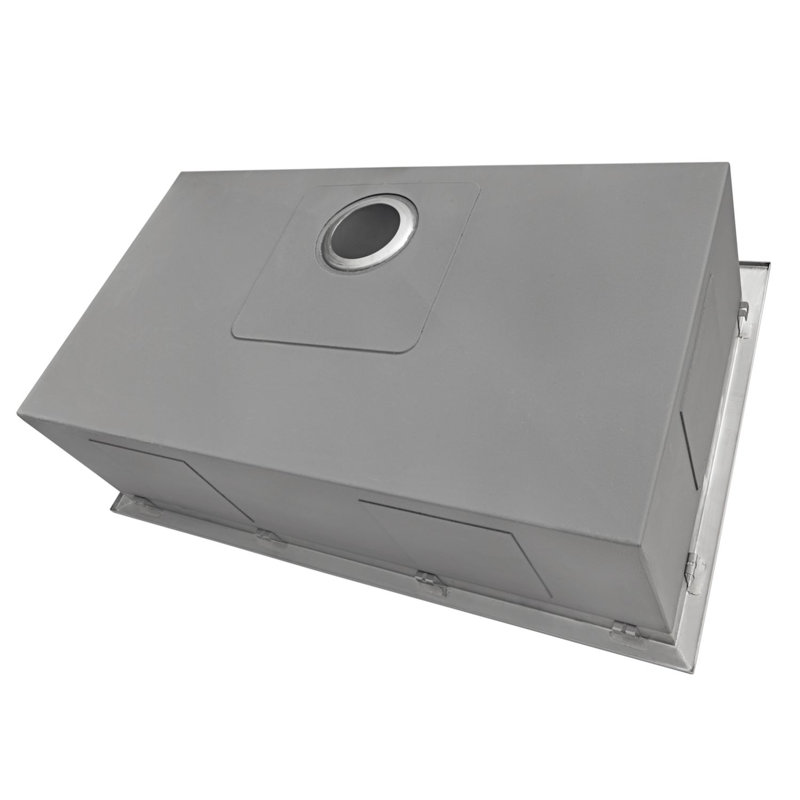 Tirana 30" L x 22" W Drop-In Kitchen Sink with Basket Strainer
