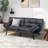 Oppelo 71'' Upholstered Convertible Sofa, Twin Sleeper Sofa Bed-2009684013