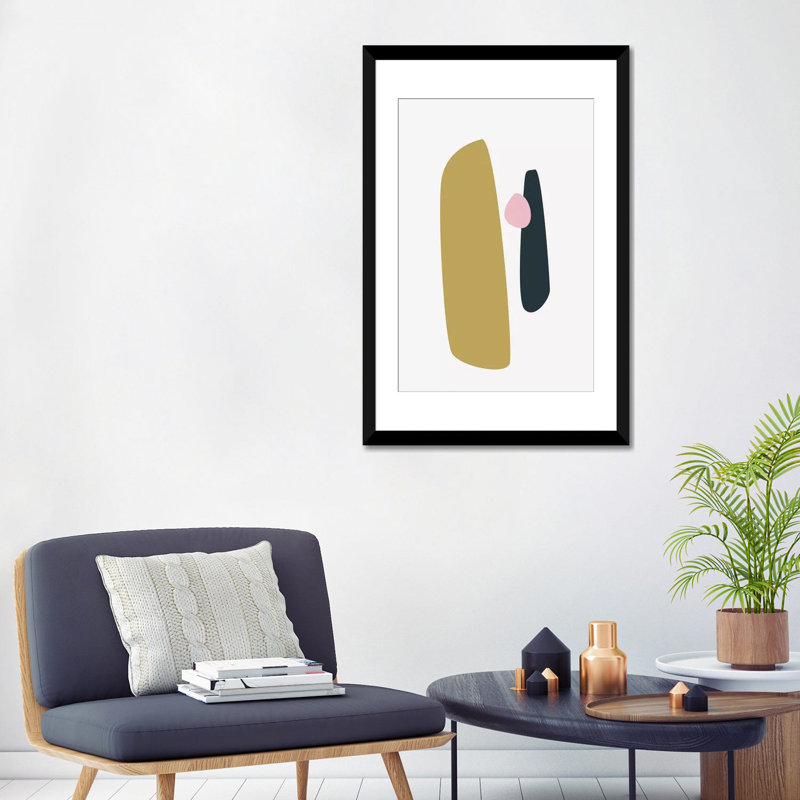 « stockholm ii », reproduction sur toile, H 24 po x l 16 po x P 1 po, Papier d'art encadré noir, Blanc
