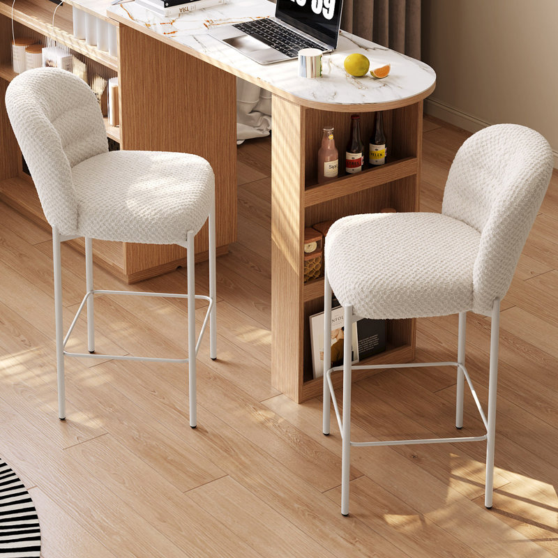 Modern White Bar Stools