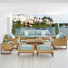 Tullio 5 - Person Patio Conversation Set with Sunbrella® Cushions