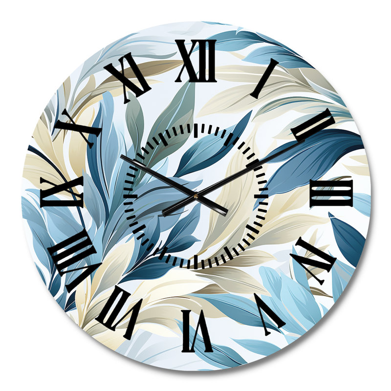 Horloge murale Coastal Neutrals Tropical, Médium