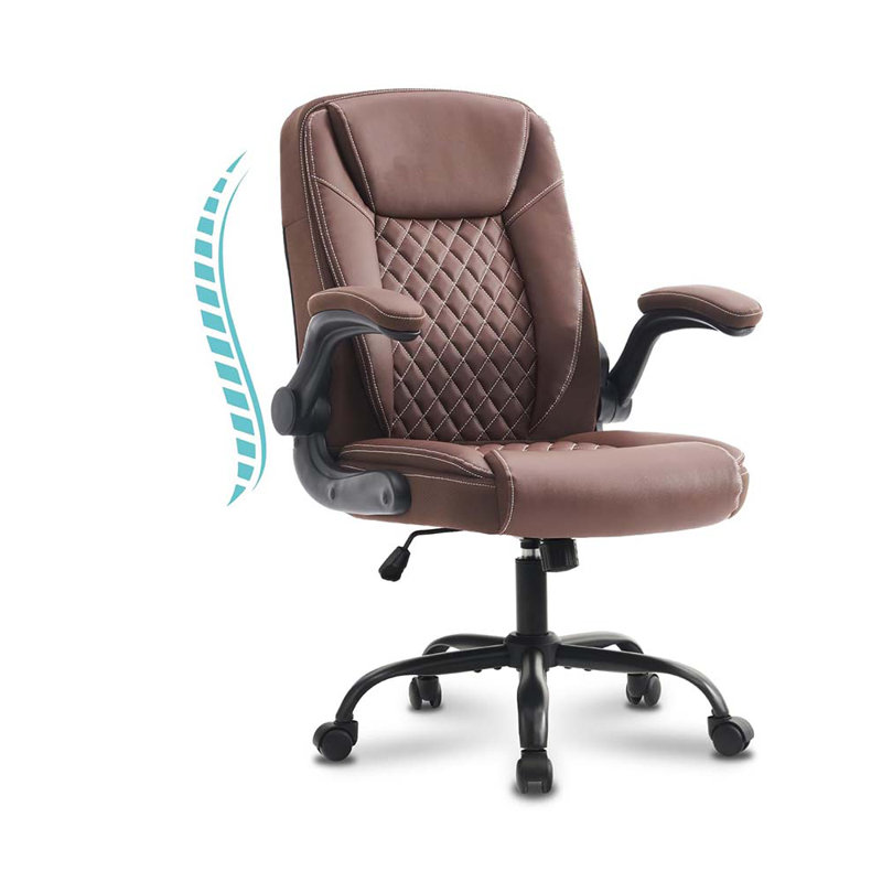 Game Chairs With Adjustable Flip-Up Armrest,High Back Gaming Ergonomic Breathable Leather Chairs Adjustable Swivel Desk Chair With Rocking Function