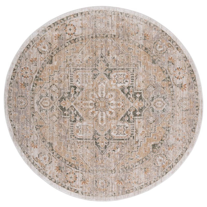 Hazel 500 Performance Oriental Rug, Round 6'