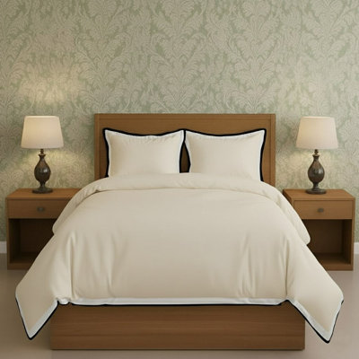 White Border Frame Duvet Cover Set