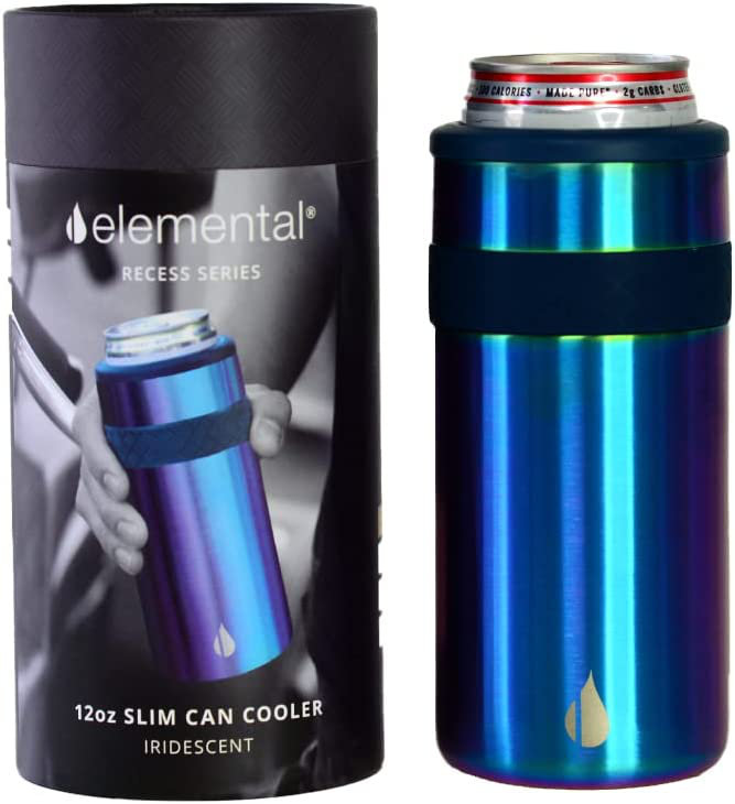 Refroidisseur de canettes Elemental Slim, Bleu marine