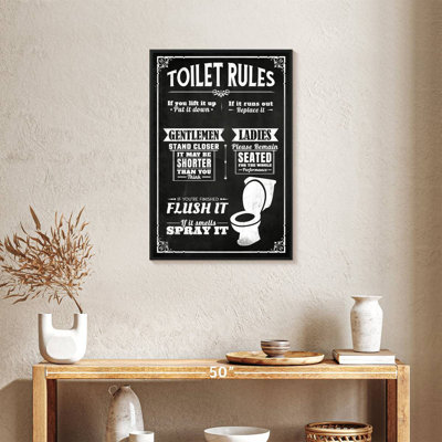 His And Hers Bathroom Rules