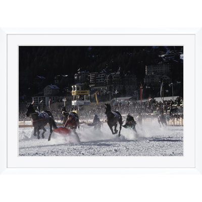 Skijoring Print by Slim Aarons