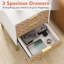 Modern Nightstand 3 Drawers Bedside Table-177209272