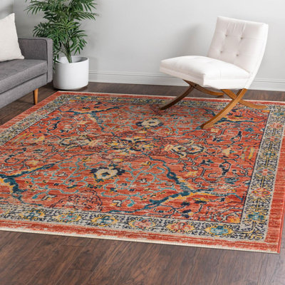 Alkire Floral Indoor Rug