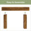 Table de bout polyvalente, console compacte, table basse en bois