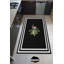 Luxueux tapis tissé, impression numérique 3D, 4,0 x 5,9 pi | 100% polyester, antibactérien et antidérapant | Hauteur des poils: 0,3 po, poids des poils supérieurs: 4,9 oz | Lavable à la machine, parfait pour le salon et la chambre à coucher-1490105397
