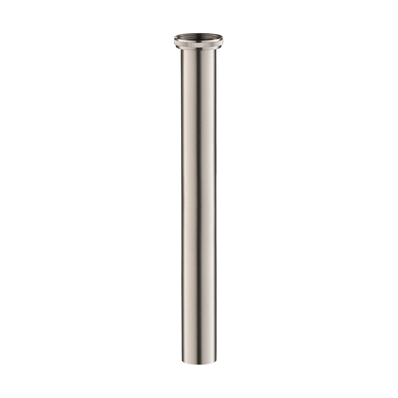 Bathroom Flanged Sink Tailpiece, Brushed Nickel