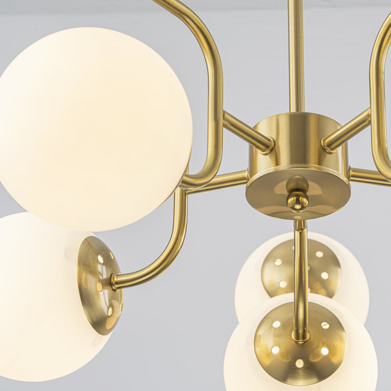 Plafonnier semi-encastré 10 lumières