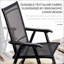 Ensemble de 4 chaises de patio pliantes