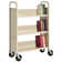 Fortress 46'' H x 32'' W Book Cart with Wheels