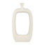 Craigban Modern Stoneware Ceramic Vase with Open Geometric Design - Sleek Decorative Accent-1028012515-1028012512