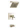 Zura Thermostatic 17T Series Tub and Shower Trim with Double Handle and TempAssure