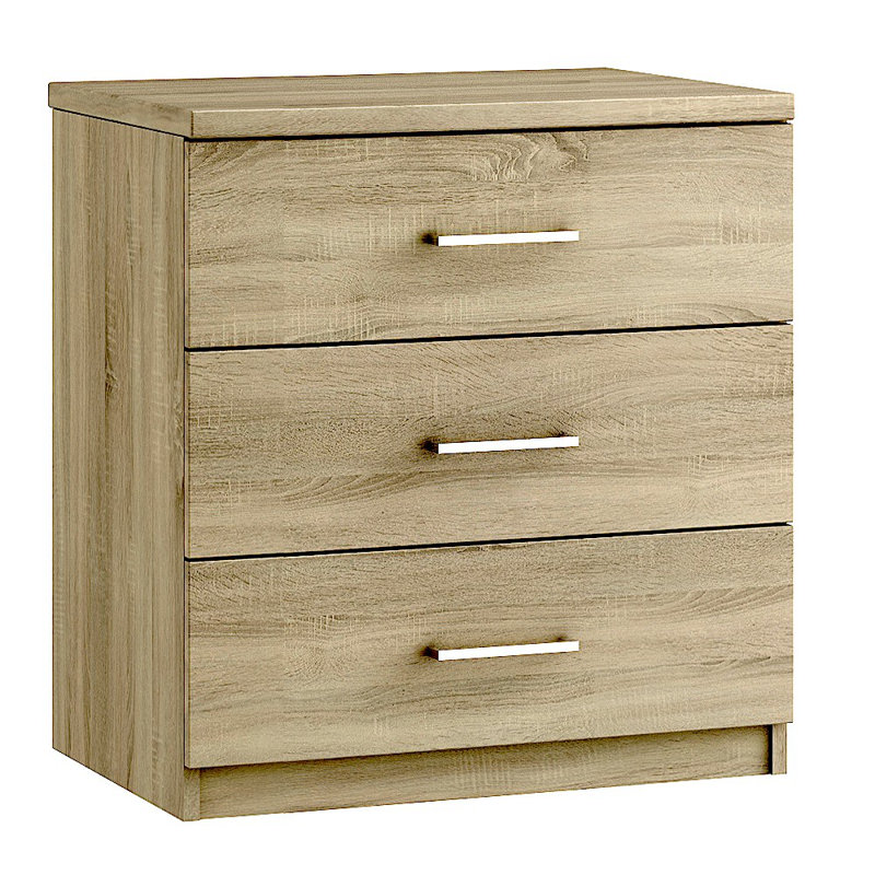 Marlow 59cm W 3 - Drawer Chest of Drawers