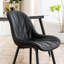 Chaise d'appoint rembourrée en similicuir Chardee-1647928894