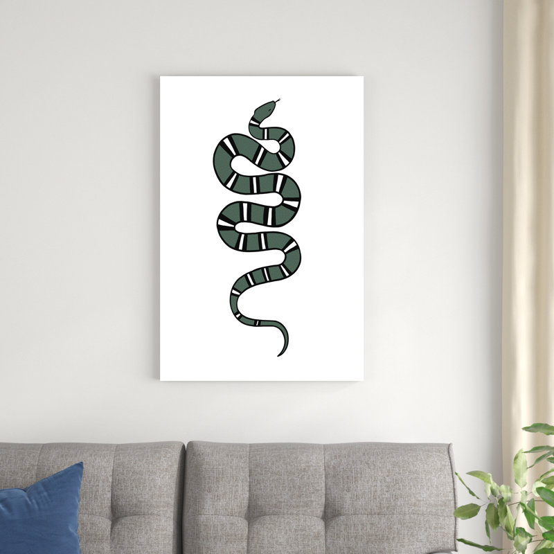 " Epidaurus Snake V " by Emma Scarvey, 36" H x 24" W x 1.25" D