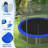 14FT Trampoline For Kids With Safety Inner Enclosure Net, Easy Assembly Round Outdoor Recreational Trampoline High Stability