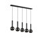 Bond 5-Light Kitchen Island Globe Pendant