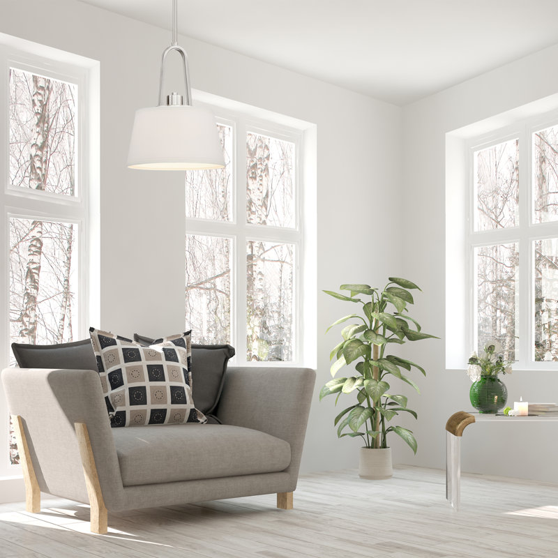 Luminaire suspendu tambour 1 lumière Bomberger