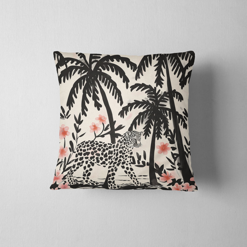 Housse de coussin Lily Jungle, H 20 po x l 20 po