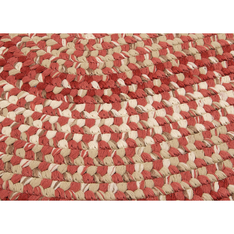 Tapis intérieur / extérieur Walddon - rouge, Rond 9 pi