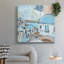 Toile tendue Santorini Rooftops I-Premium Gallery - prête à être accrochée