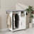 Ironing Cart With Rolling Ironing Board, Multipurpose Ironing Cabinet With Wheels, Compact Ironing Solution For Laundry Room, Bedroom,Cloakroom