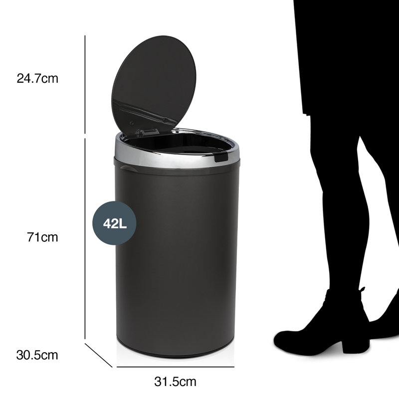 30 Litre Motion Sensor Waste Basket, 42 L