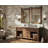 Brunilda Rustic Farmhouse Solid Wood Frame Accent Mirror Decorative Mirror-335926344-335926349