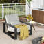 Chaises de loisirs ergonomiques en aluminium pour l'extérieur avec siège confortable et conception résistante aux intempéries pour le patio et le jardin-928039183
