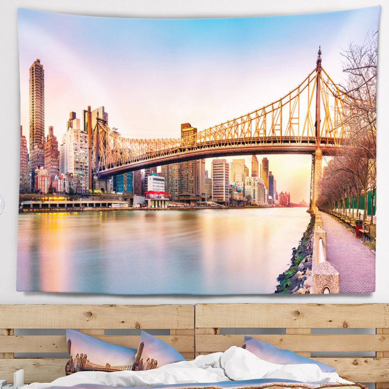 Polyester Tapestry, 78" H x 92" W