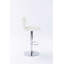 Tabouret de bar pivotant à oreilles capitonné
